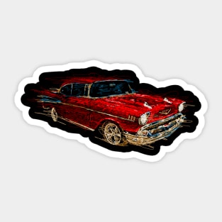 Classic Car-1 Sticker